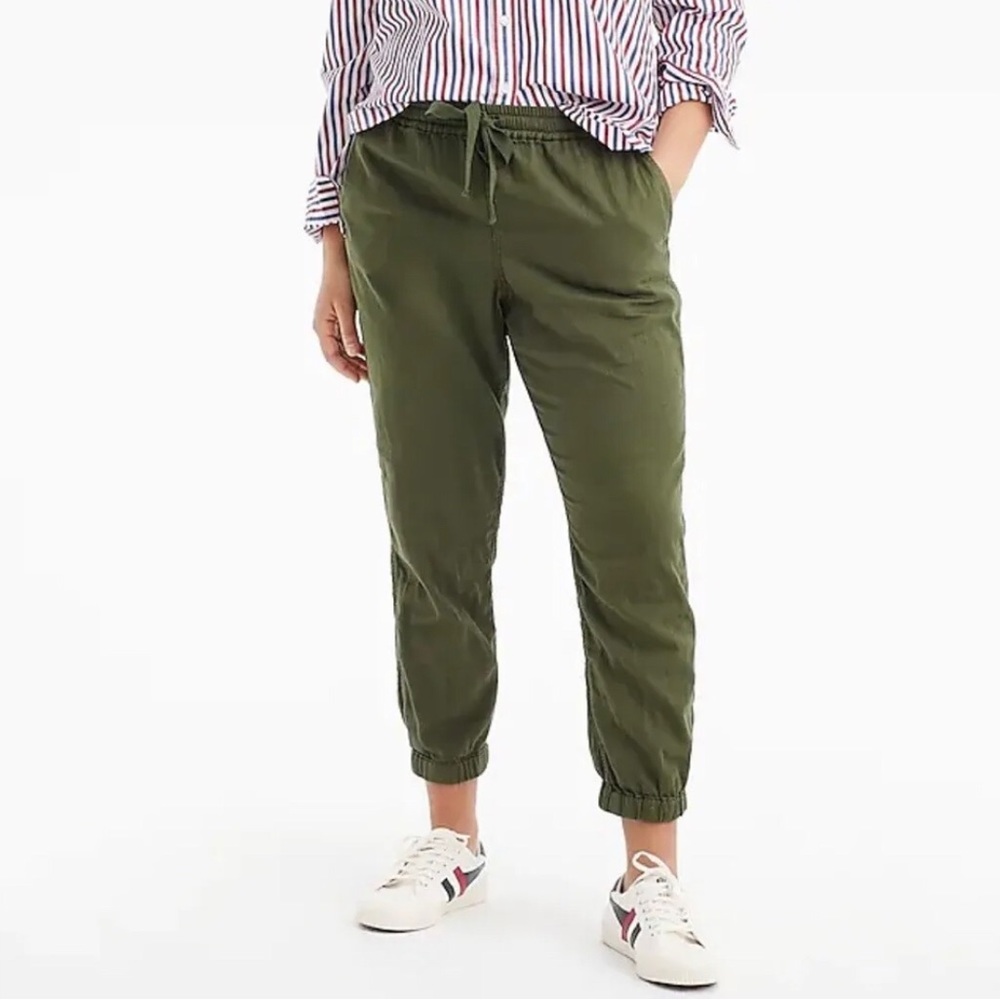 NWTS JCREW OLIVE GREEN JOGGER SIZE 8